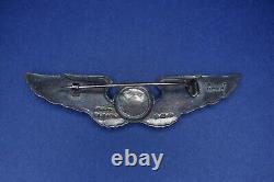 Uber Rare JR Gaunt STERLING hallmarked WW2 Observer Wing US Army Air Force/Corps