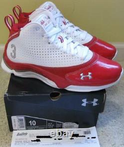 Under Armour Prototype II 2 Double Nickel PE Shoes White Red Curry Lebron Men 10