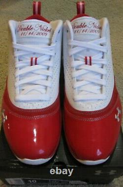 Under Armour Prototype II 2 Double Nickel PE Shoes White Red Curry Lebron Men 10