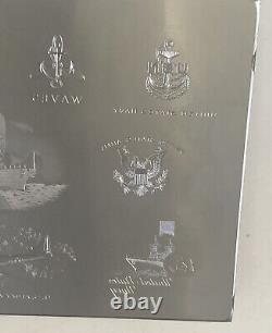 United Stated Navy US Army Air Force Steel Intaglio Engraving Printing Plate