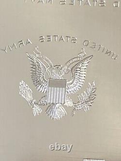 United Stated Navy US Army Air Force Steel Intaglio Engraving Printing Plate