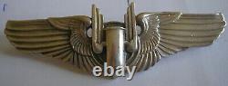 United States Army Air Force Aerial Gunner Wings Rare Sterling 3 Ww2