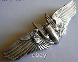 United States Army Air Force Aerial Gunner Wings Rare Sterling 3 Ww2