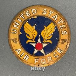 Unmounted Deadstock WWII US Army Air Force Insignia Equipment Metal Brass Plaque