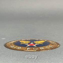 Unmounted Deadstock WWII US Army Air Force Insignia Equipment Metal Brass Plaque