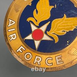 Unmounted Deadstock WWII US Army Air Force Insignia Equipment Metal Brass Plaque
