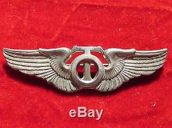 Us Army Air Force Aaf Technical Observer Wing 3 In Pinback Amcraft Sterling