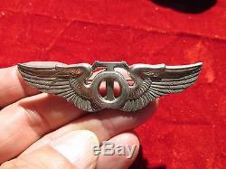 Us Army Air Force Aaf Technical Observer Wing 3 In Pinback Amcraft Sterling