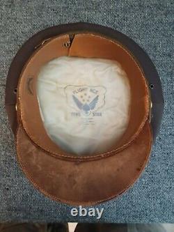 Us Army Air Force Original Officer's 50 Mission Crusher Crush Cap Wwii Class A