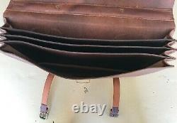 Us Army Air Force Type A-4 Leather Navigator Briefcase