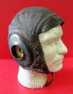 Us Army Air Forces Pilots Type A-11 Leather Flying Helmet
