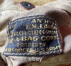 Us Army Air Forces Type An-h-15 Summer Flying Helmet- Size Extra Large