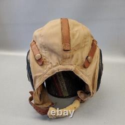 Us Army Air Forces Type An-h-15 Summer Flying Helmet- Size Medium