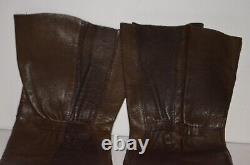 Us Wwii Army Air Force B-3a Leather Flying Gloves Original Size 8