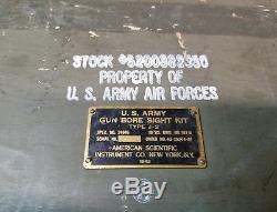 Usaf Us Army Air Force Gun Bore Sight Type J2 J-2 Complete Rare Group 1943