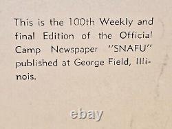 VERY RARE SNAFU WW2 BOOK Army Air Forces Pilot School 1942-44, George Field, IL