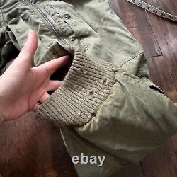 VTG 1940s Type A-11 A Alpaca Fur Lined US Army Air Forces 40s Flight Pants Sz 32