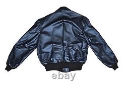 VTG 1980s EXCELLED LEATHER A-2 FLIGHT JACKET! REPLICA WWII ARMY AIR FORCE USA L