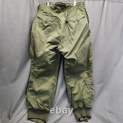 VTG Air Force Flight Pants Type A-11 WWII US Army B-17 #3219 Fur Lined Men Sz 36
