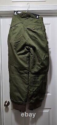 VTG US Army Air Force WWII Alpaca Lined Type A-11A Trousers Men's Sz 30 / 31x31