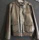Vtg Willis & Geiger Type A-2 Brown Leather Air Force Us Army Flight Jacket Sz 42