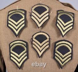 VTG WWII US Army 10th Air Force Tunic Jacket With Bullion CBI Patch WW2 Uniform