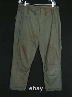 Very Rare Vintage 1940's Type A-9 U. S. Army Airforce Heavy Flight Pants Size 40