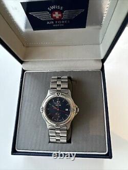 VictorinoX Swiss Army Air Force Men Watch Blue Face With Original Box And Tags