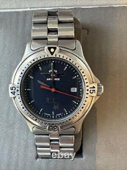 VictorinoX Swiss Army Air Force Men Watch Blue Face With Original Box And Tags