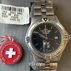 VictorinoX Swiss Army Air Force Men Watch Blue Face With Original Box And Tags