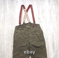 Vintage 1940s WWII Era Type A-9 US Army Air Force Bomber Crew Lined Cargo Pants