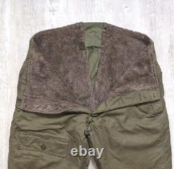 Vintage 1940s WWII Era Type A-9 US Army Air Force Bomber Crew Lined Cargo Pants