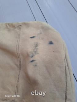 Vintage 1940s WWII US Army Air Forces Parachute Canvas TALON Zip Bag T2505Y