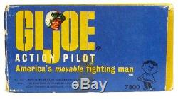 Vintage 1964 GI Joe Hasbro TM Action Pilot Army Air Corps Air Force Figure withBox