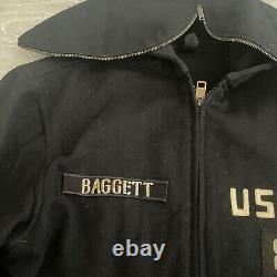 Vintage 1980's USAF Cadet Coat Parka Military Air Force Jacket Conmar Ostwald