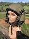 Vintage 1980s Us Military Pilots Helmet Us Air Force Army Navy (a5)