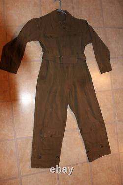 Vintage 50s 60s US Air Force Flight Suit Mens Size 38 Medium Army Military