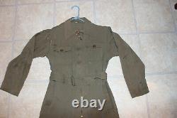 Vintage 50s 60s US Air Force Flight Suit Mens Size 38 Medium Army Military