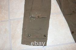 Vintage 50s 60s US Air Force Flight Suit Mens Size 38 Medium Army Military