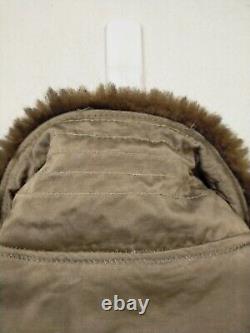 Vintage 50s Sportclad US Air Force B-15 Style Pile Fur Liner Bomber Jacket Sz M