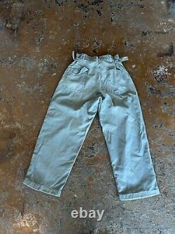 Vintage 50s USAF Utility Military Mechanic Trouser Pants US Air Force Size 30x28