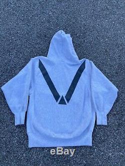 Vintage 90s Reverse Weave Champion Sweatshirt HoodIe USAFA Air Force 3M Size L