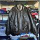 Vintage Avirex Type A-2 Leather Flight Jacket Us Military Air Force Large Brown