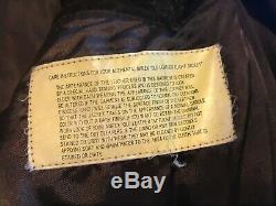 Vintage AVIREX US ARMY AIR FORCES TYPE-2 Brown Worn Leather Flight Jacket Size L