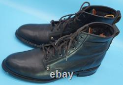 Vintage AVIREX US Army Air Force Type B-3 lace up black Ankle boots 1970s