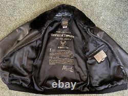 Vintage Authentic US Army Air Force Leather Flight Jacket Bomber Type A-2 RARE