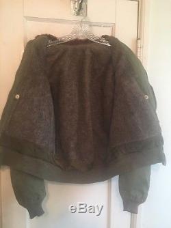 Vintage Authentic WWII B-15 Flight Jacket US Army Air Forces Small/Medium