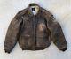 Vintage Avirex A2 A-2 Patches Flight Leather Jacket Size Large Us Army Air Force