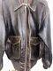 Vintage Avirex Type A-2 Leather Bomber Jacket Size Medium Us Army Air Forces