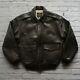 Vintage Avirex Type A-2 Us Army Air Forces Leather Flight Jacket Size S